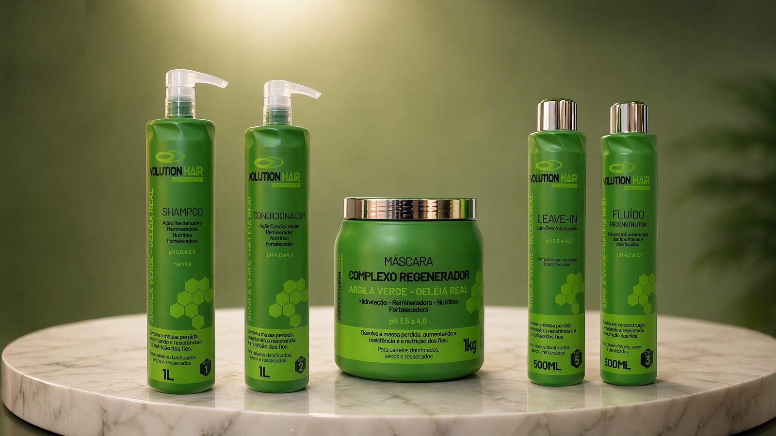 Argila Verde & Geléia Real Profissional